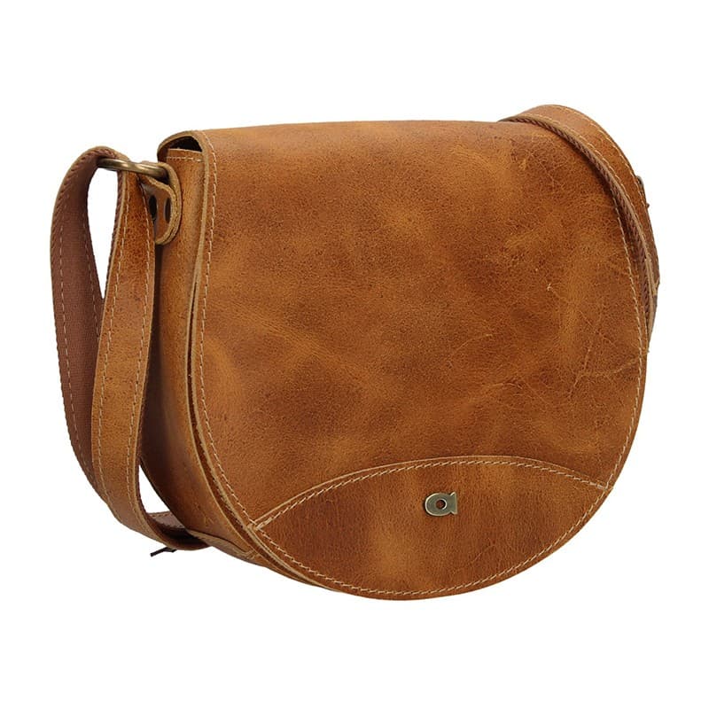 Luxusní kožené crossbody Daag Inke, hnědá 2