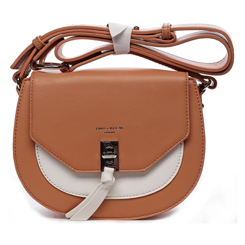 Crossbody kabelka David Jones Tamara, hnědá