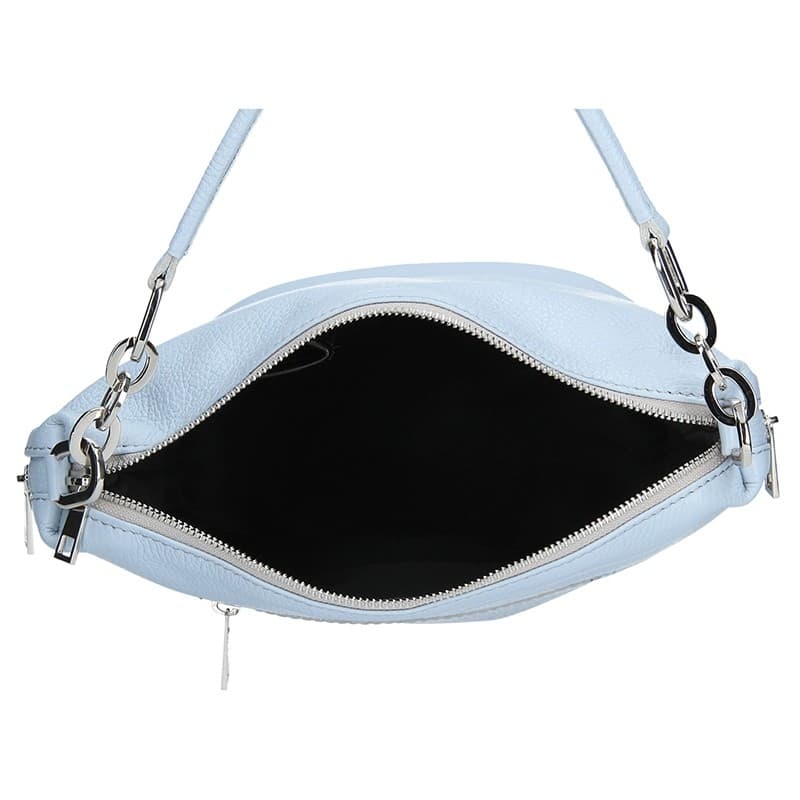 Kožená kabelka Facebag Talma, modrá 6