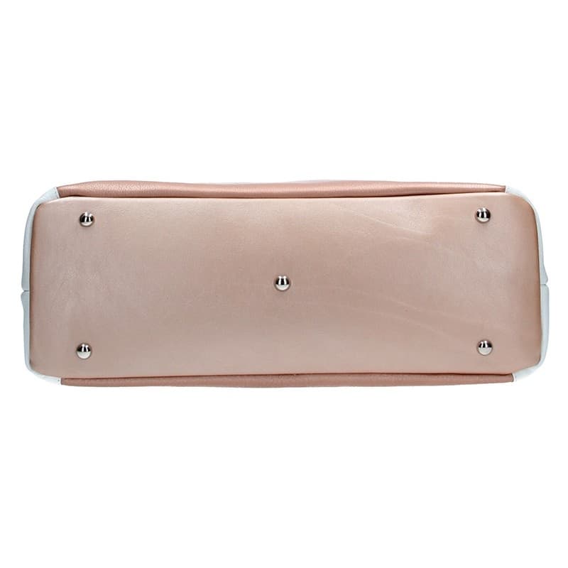Kožená kabelka Facebag Joana, růžová 6