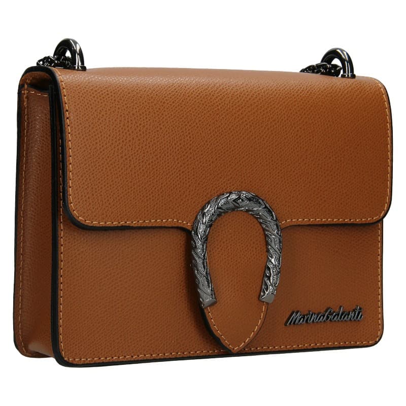 Kožená crossbody kabelka Marina Galanti Arianne, hnědá 2