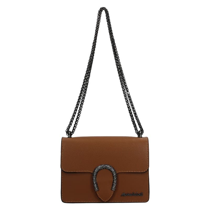 Kožená crossbody kabelka Marina Galanti Arianne, hnědá 5