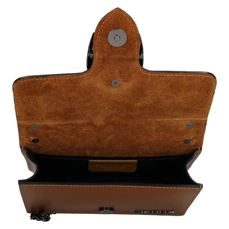 Kožená crossbody kabelka Marina Galanti Arianne, hnědá 6