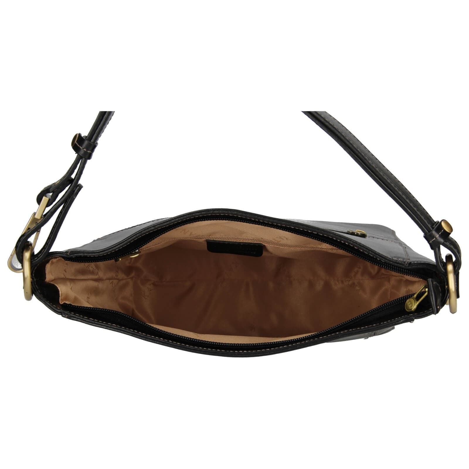 Elegantní kožená kabelka Katana Darina, černá 5