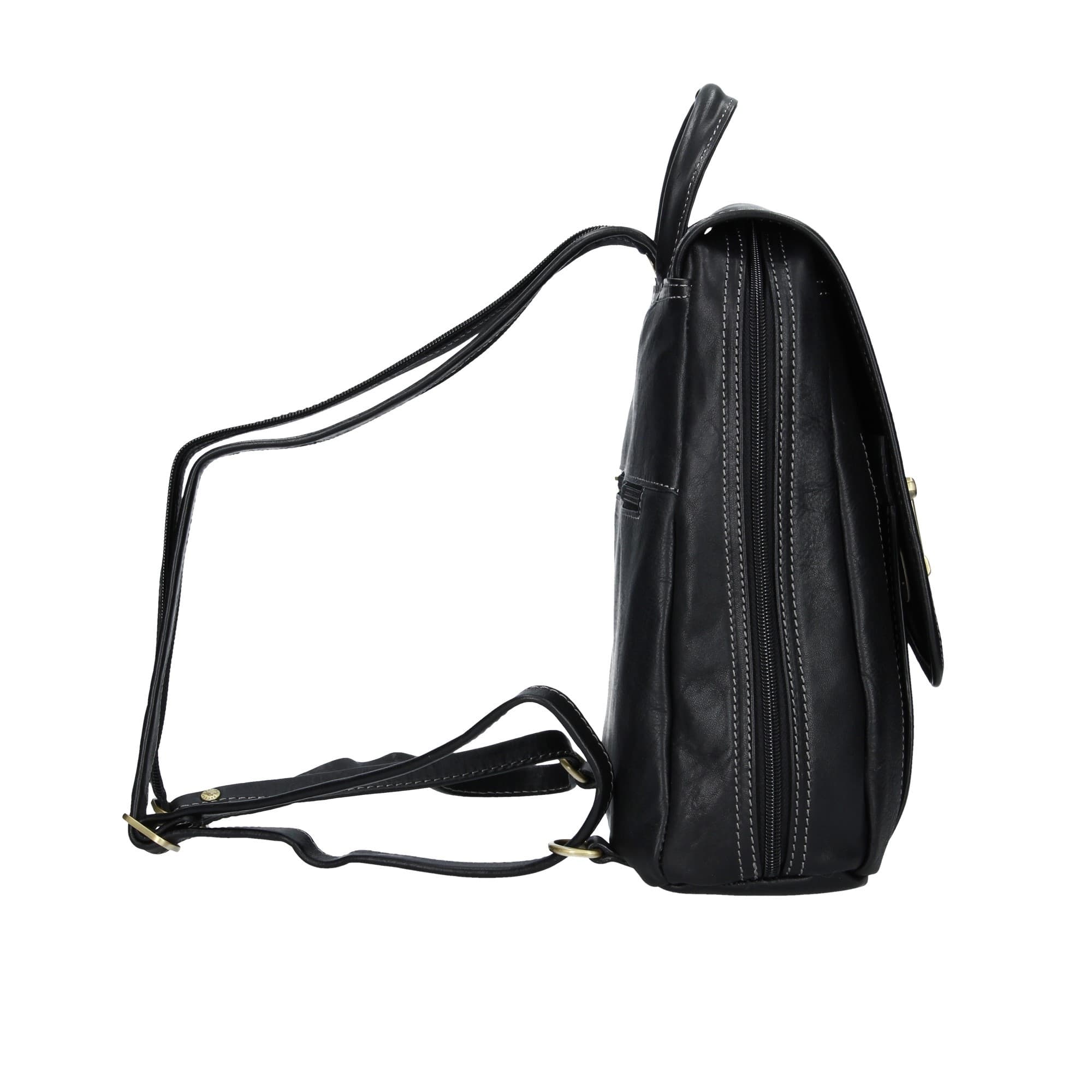 Elegantní kožený batoh Katana Nora- černá 4