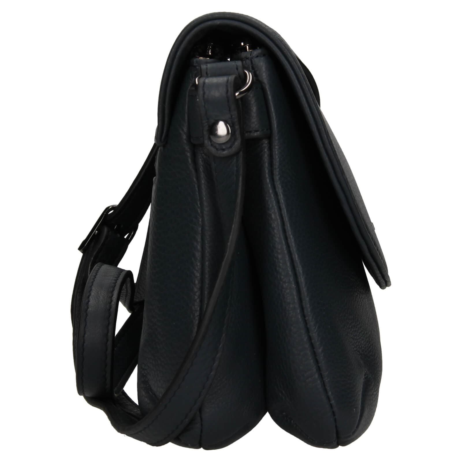 Kožená crossbody kabelka Katana Felipa, modrá 5