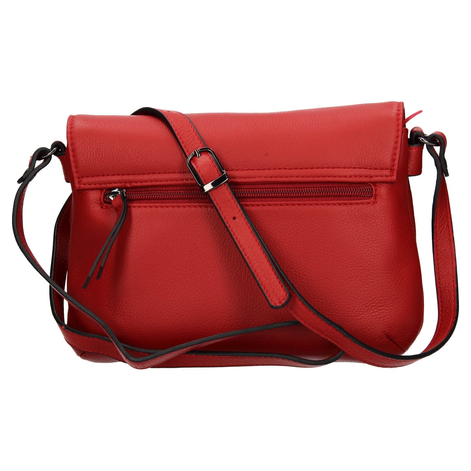 Kožená crossbody kabelka Katana Felipa, červená 4