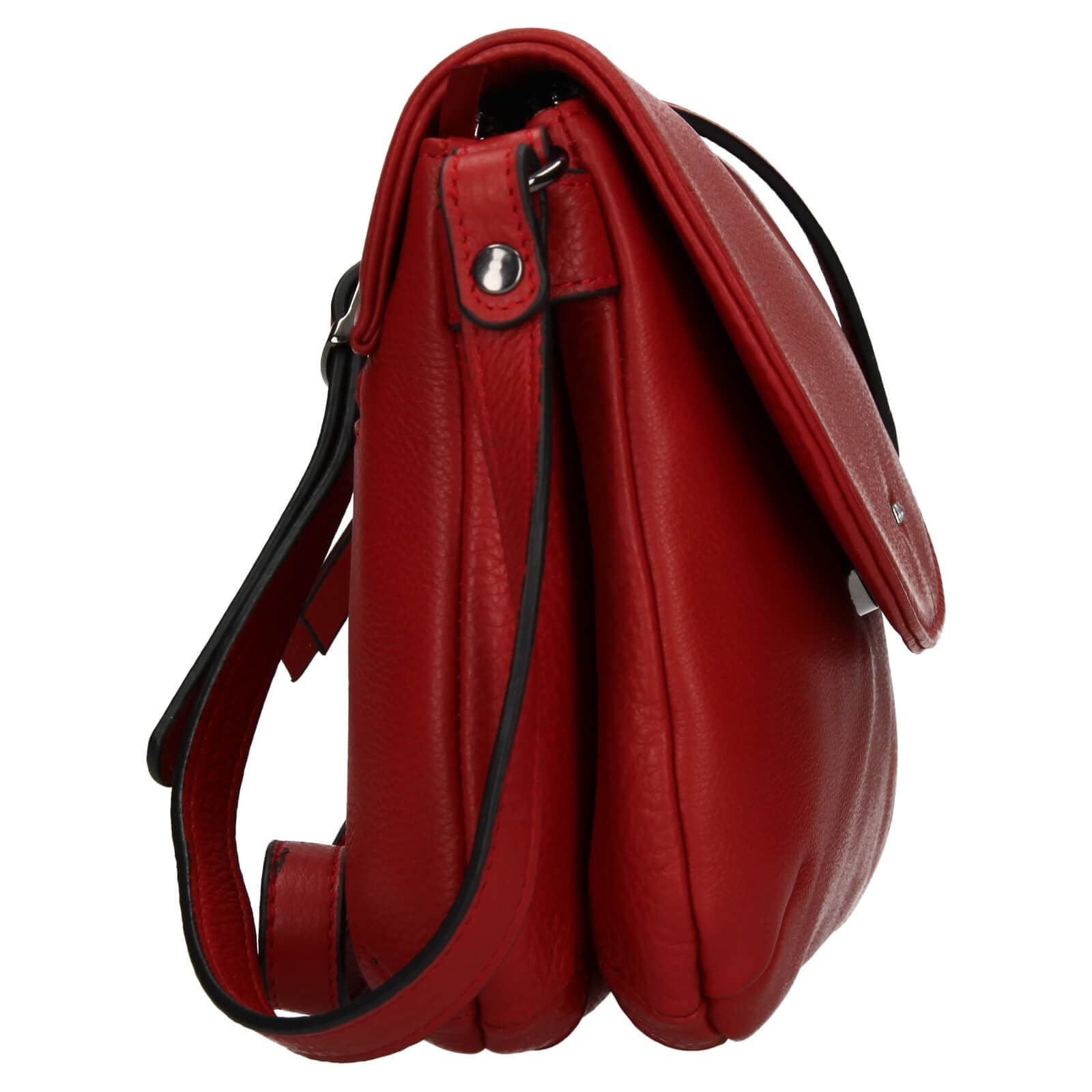 Kožená crossbody kabelka Katana Felipa, červená 5