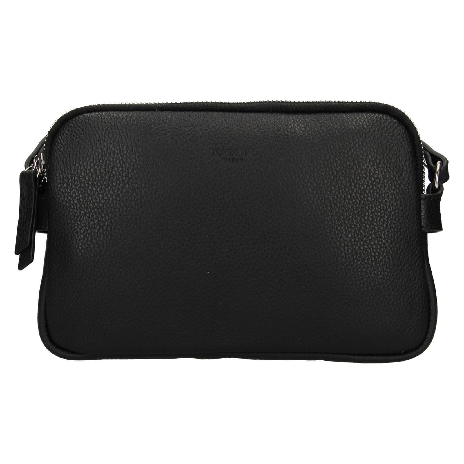 Kožená crossbody kabelka Katana Francia, černá