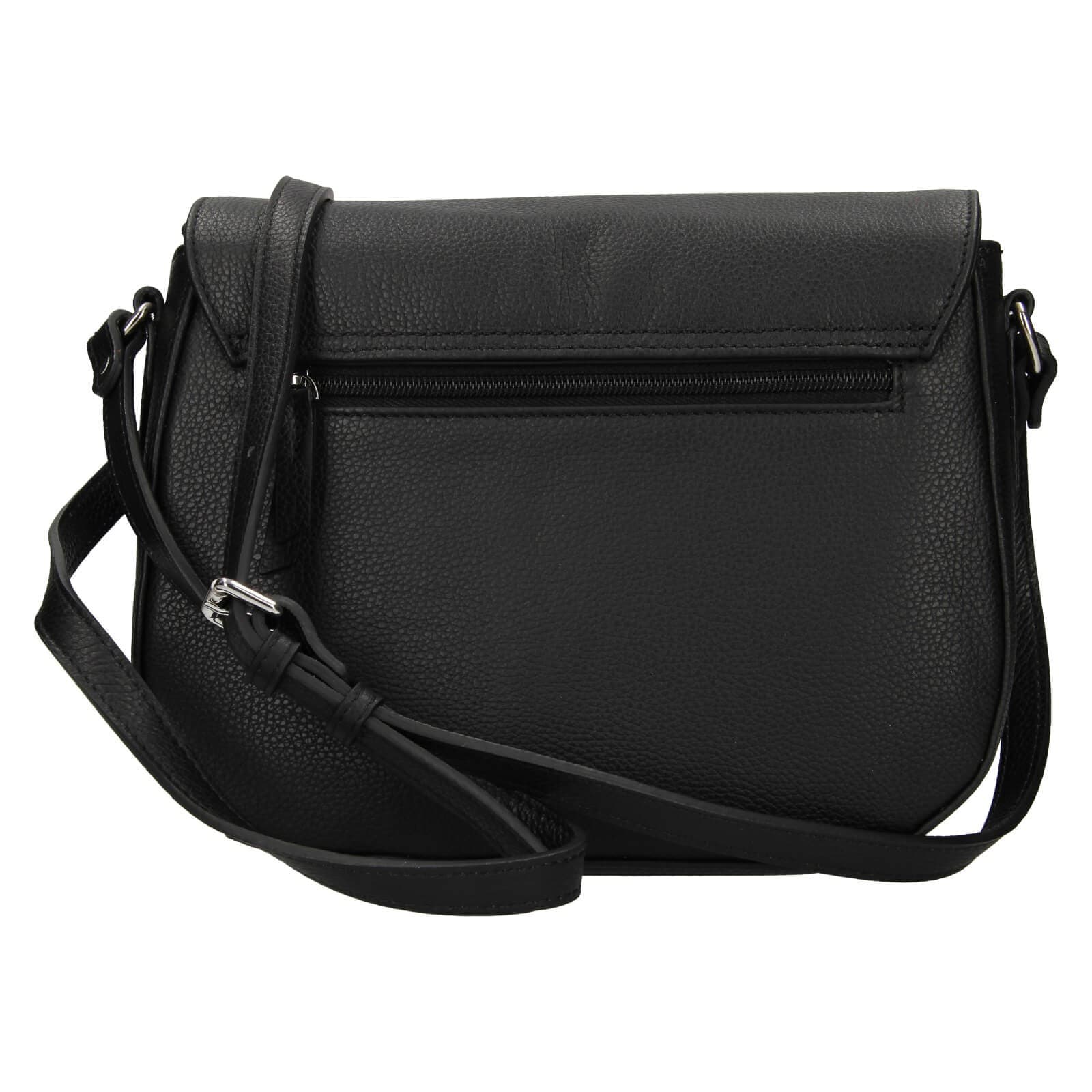 Kožená crossbody kabelka Katana Matelde, černá 3