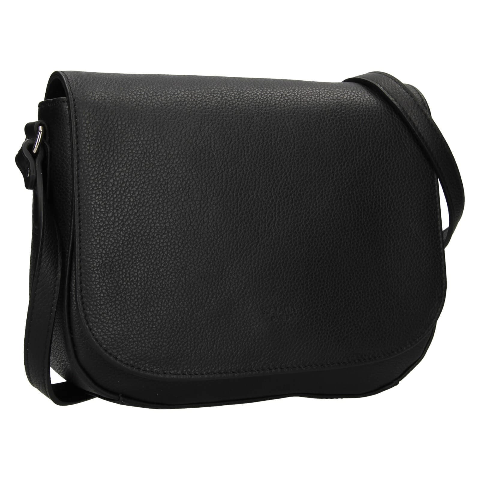 Kožená crossbody kabelka Katana Matelde, černá 2