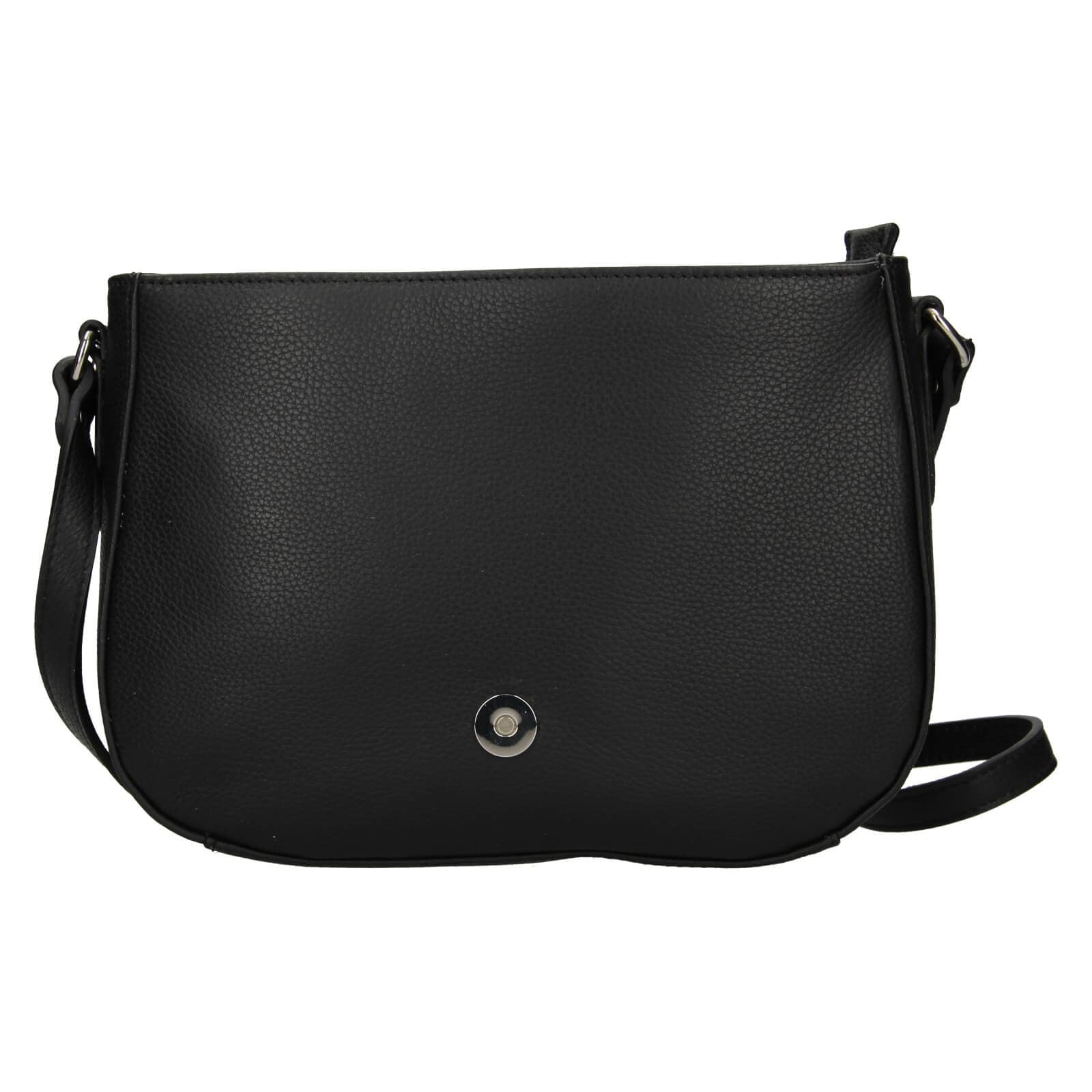 Kožená crossbody kabelka Katana Matelde, černá 5
