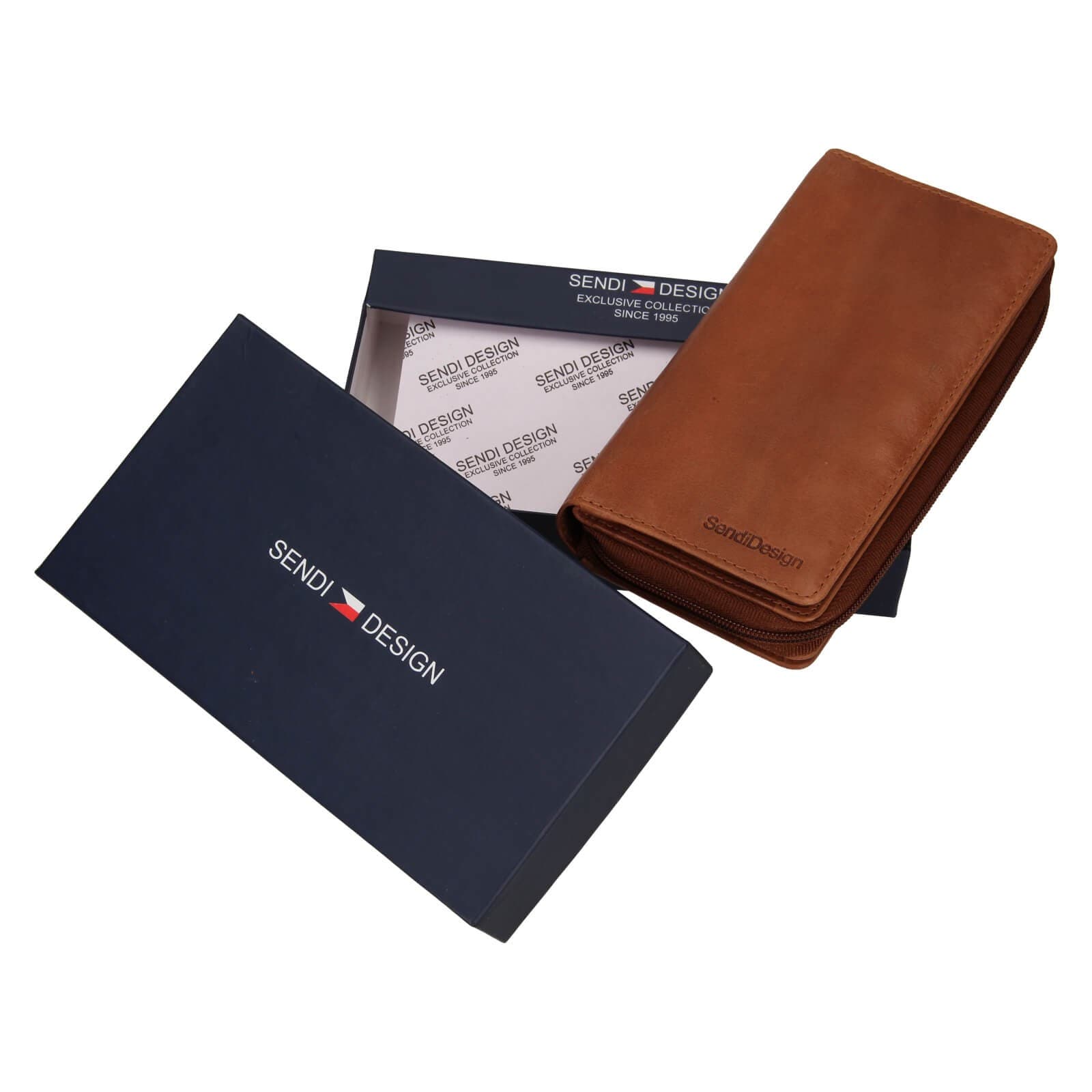Kožená peněženka SendiDesign Rosana, hnědá 6