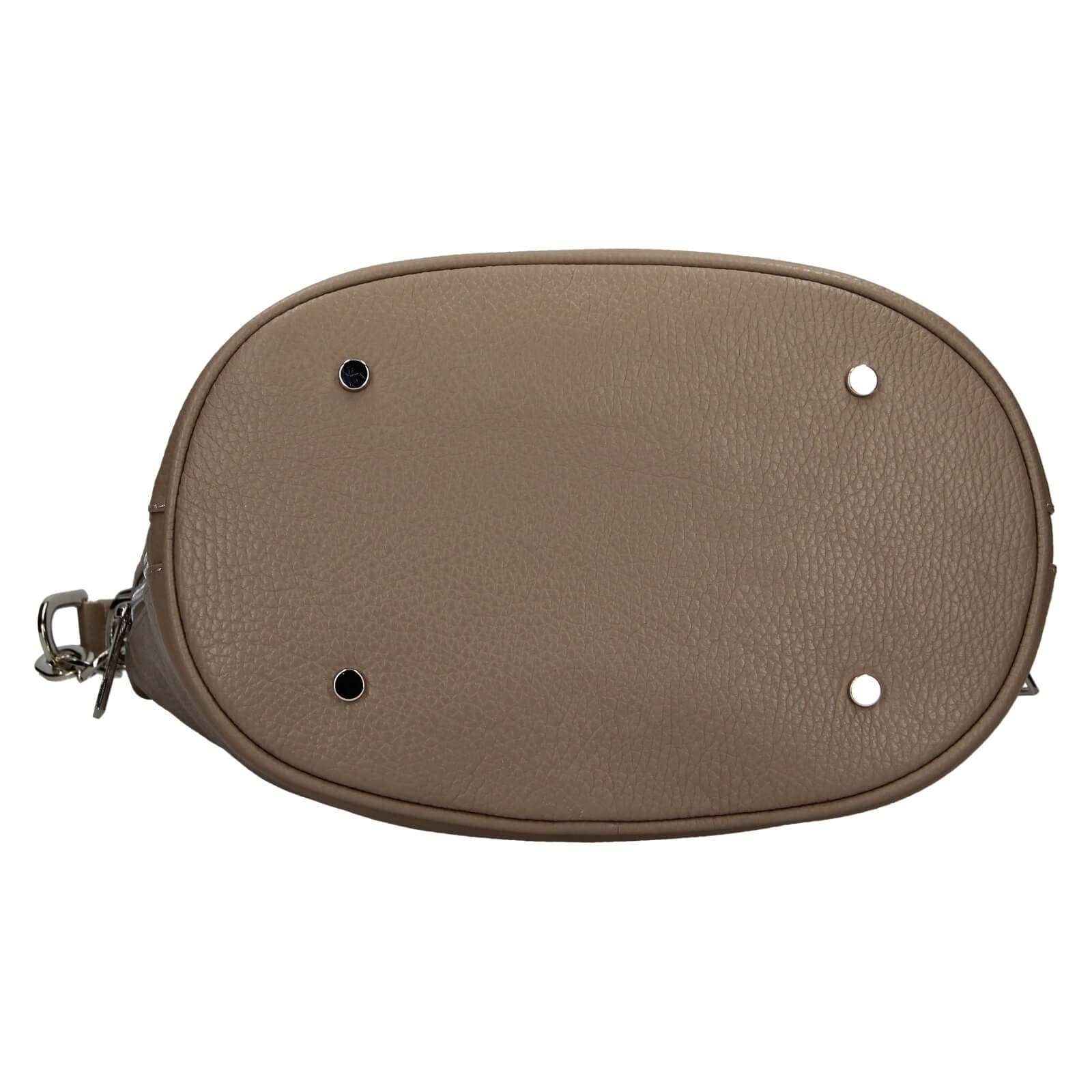Kožená kabelka Facebag Talma, hnědá 5