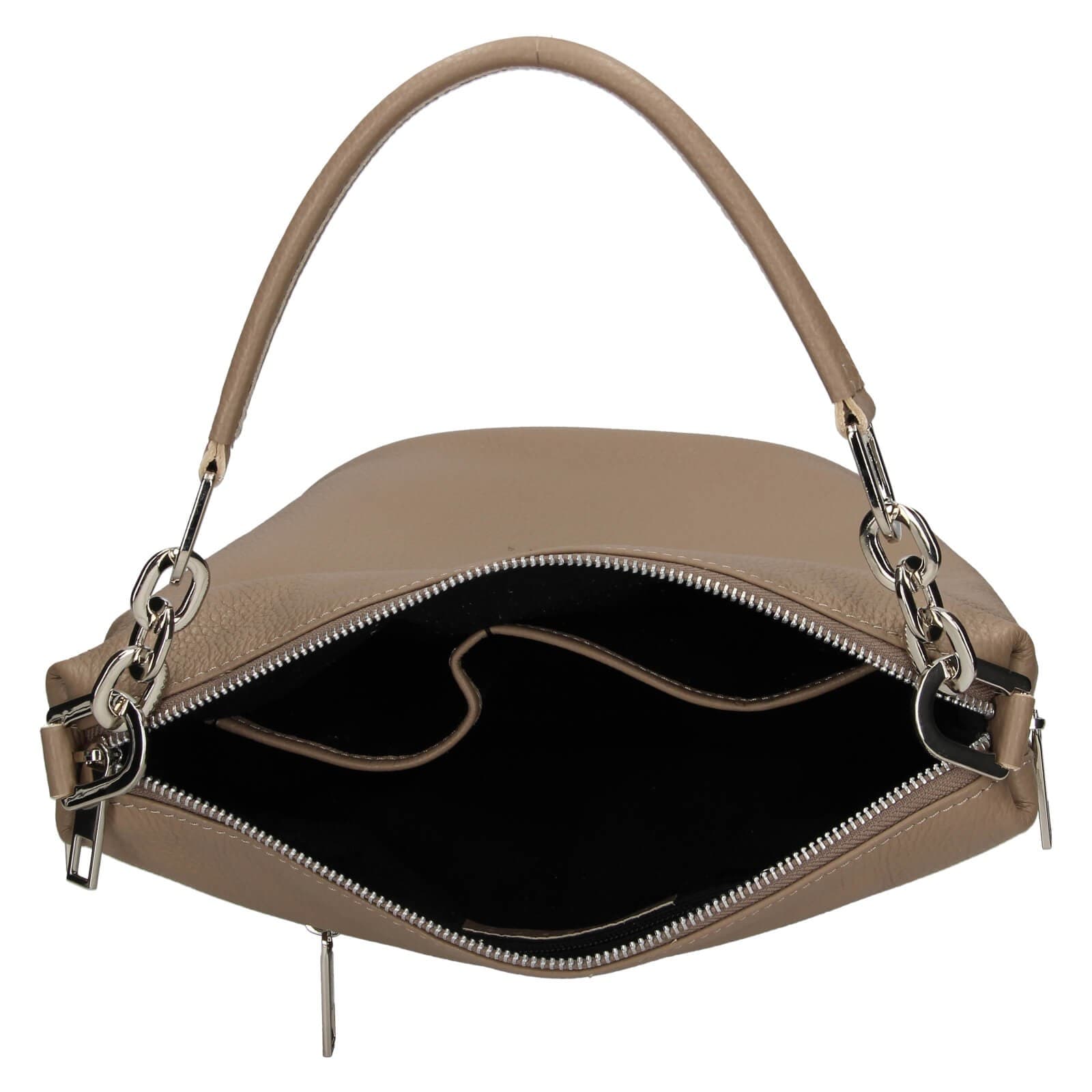 Kožená kabelka Facebag Talma, hnědá 6