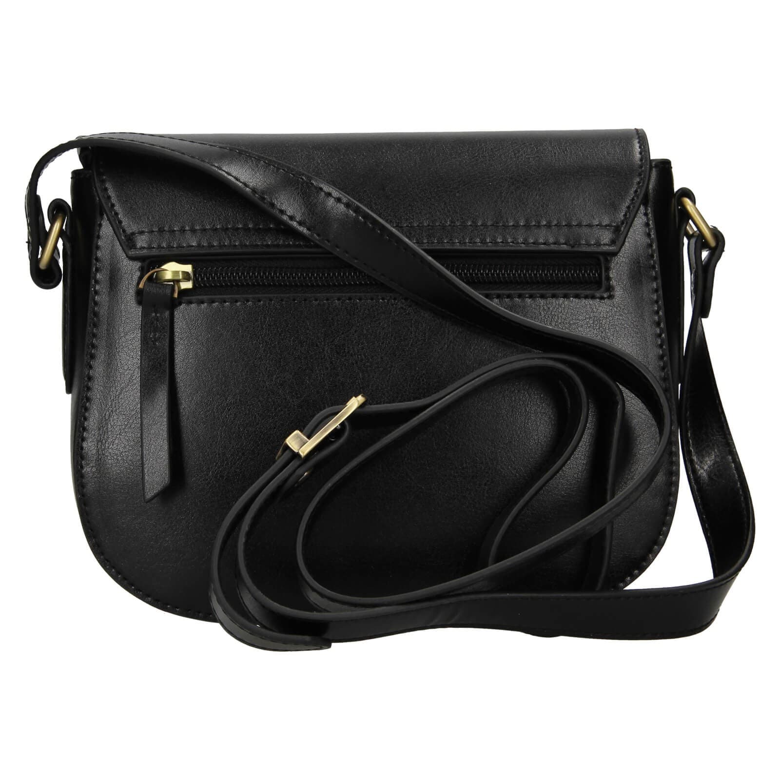 Kožená crossbody kabelka Katana Klara, černá 3