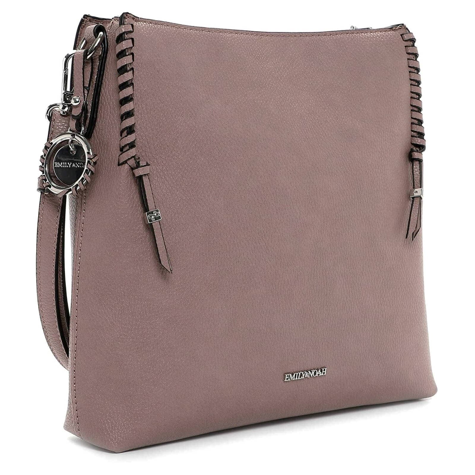 Crossbody kabelka Emily & Noah Flora, růžová 2