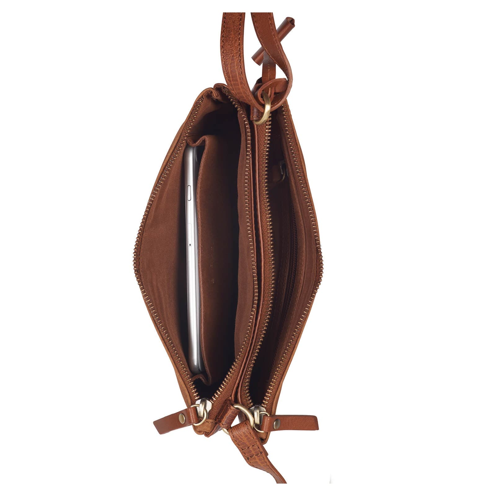 Crossbody kožená kabelka Burkely Laura 4