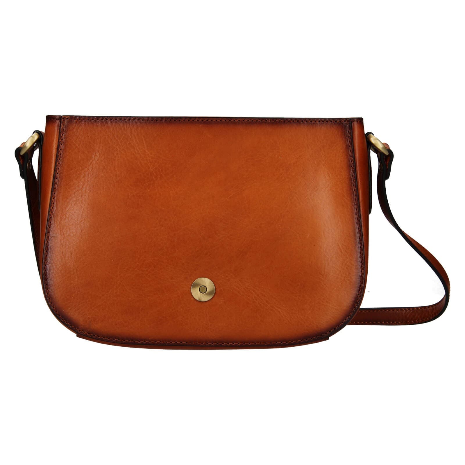 Kožená crossbody kabelka Katana Niola, hnědá 6