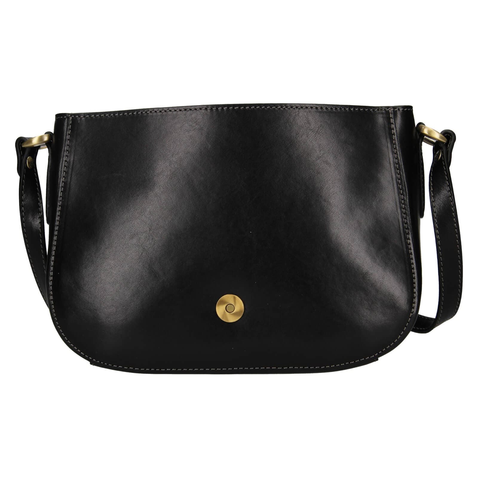 Kožená crossbody kabelka Katana Niola, černá 5