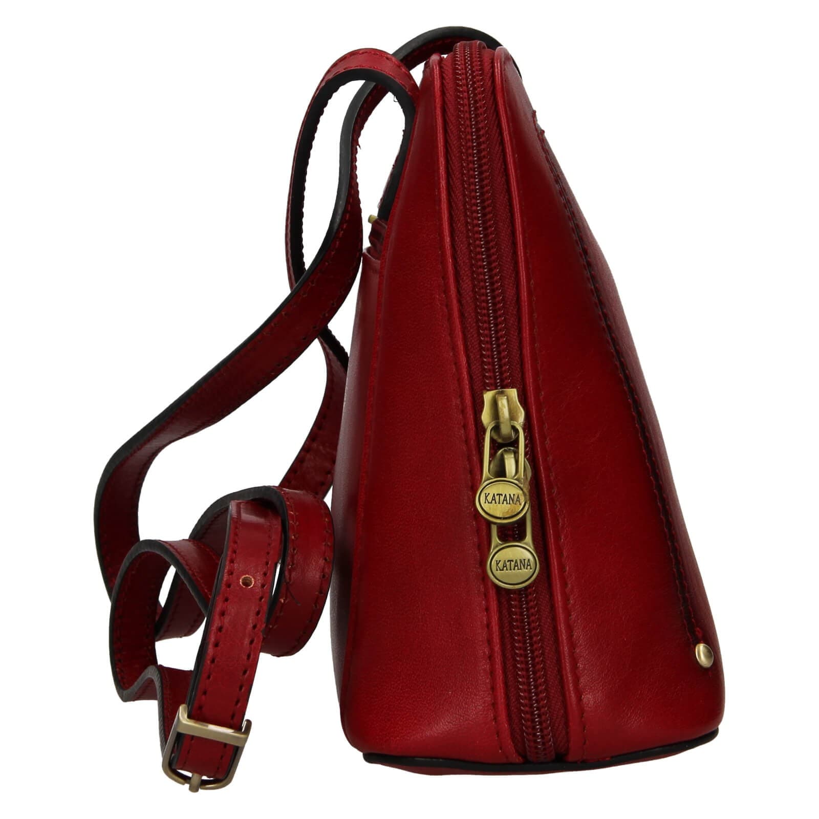 Kožená crossbody kabelka Katana Frenita, červená 4