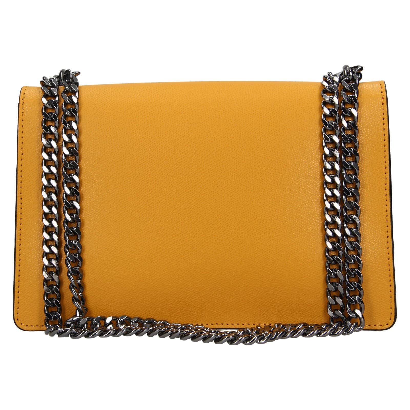 Kožená crossbody kabelka Marina Galanti Aredea, žlutá 3