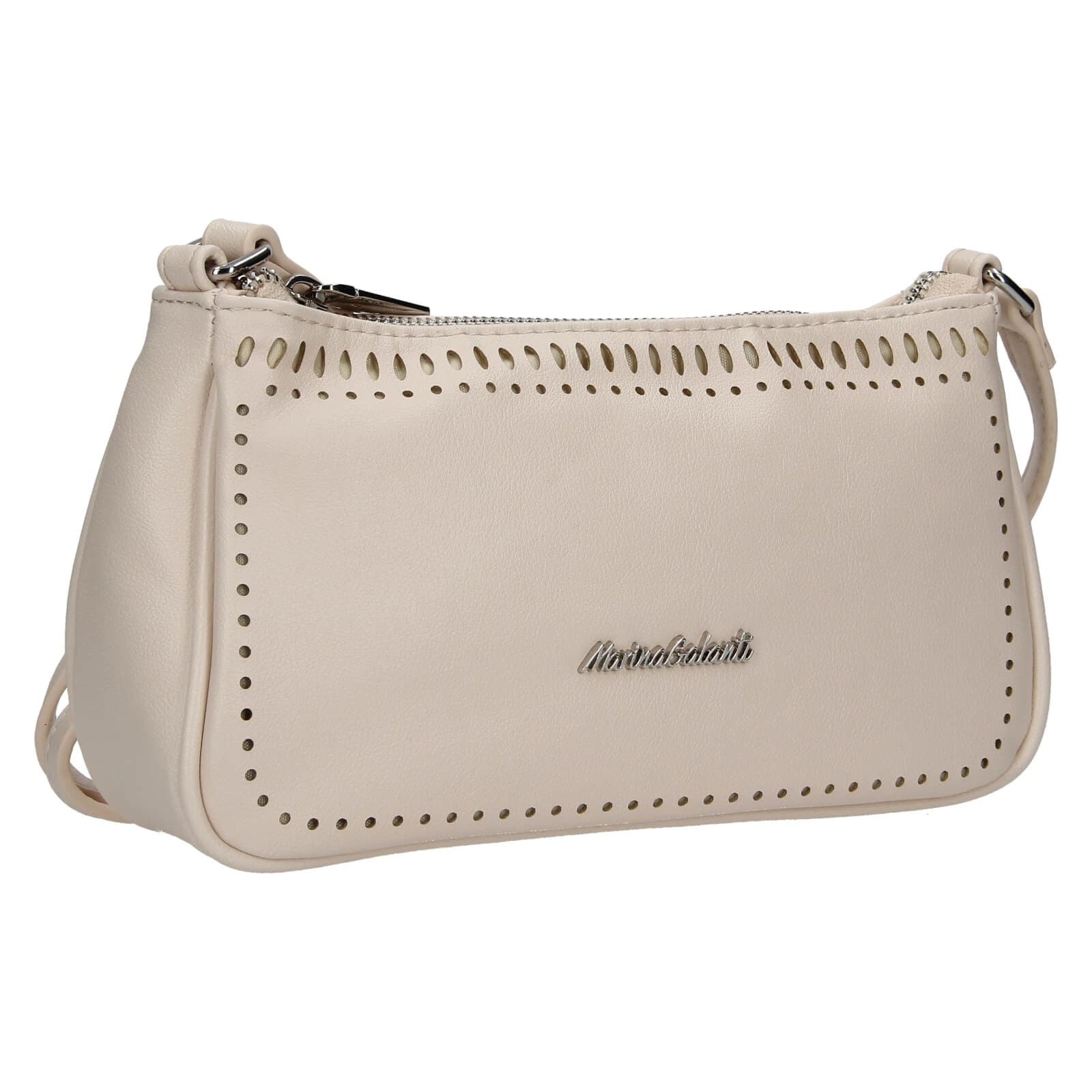 Crossbody mini kabelka Marina Galanti Sophia, krémová 2