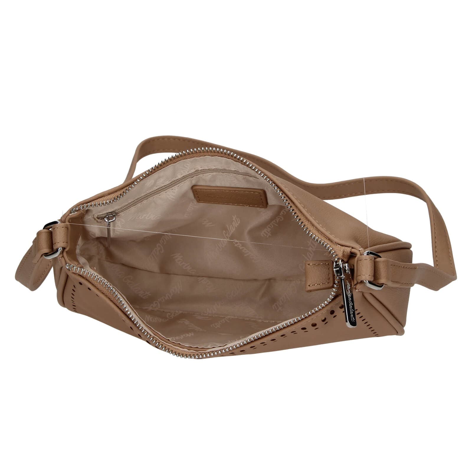 Crossbody mini kabelka Marina Galanti Sophia, béžová 5