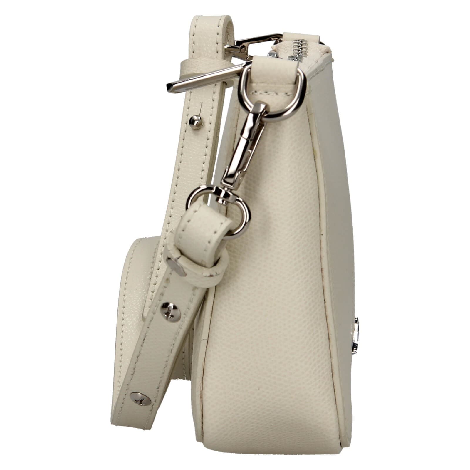 Crossbody mini kabelka Marina Galanti Koffi, krémová 4