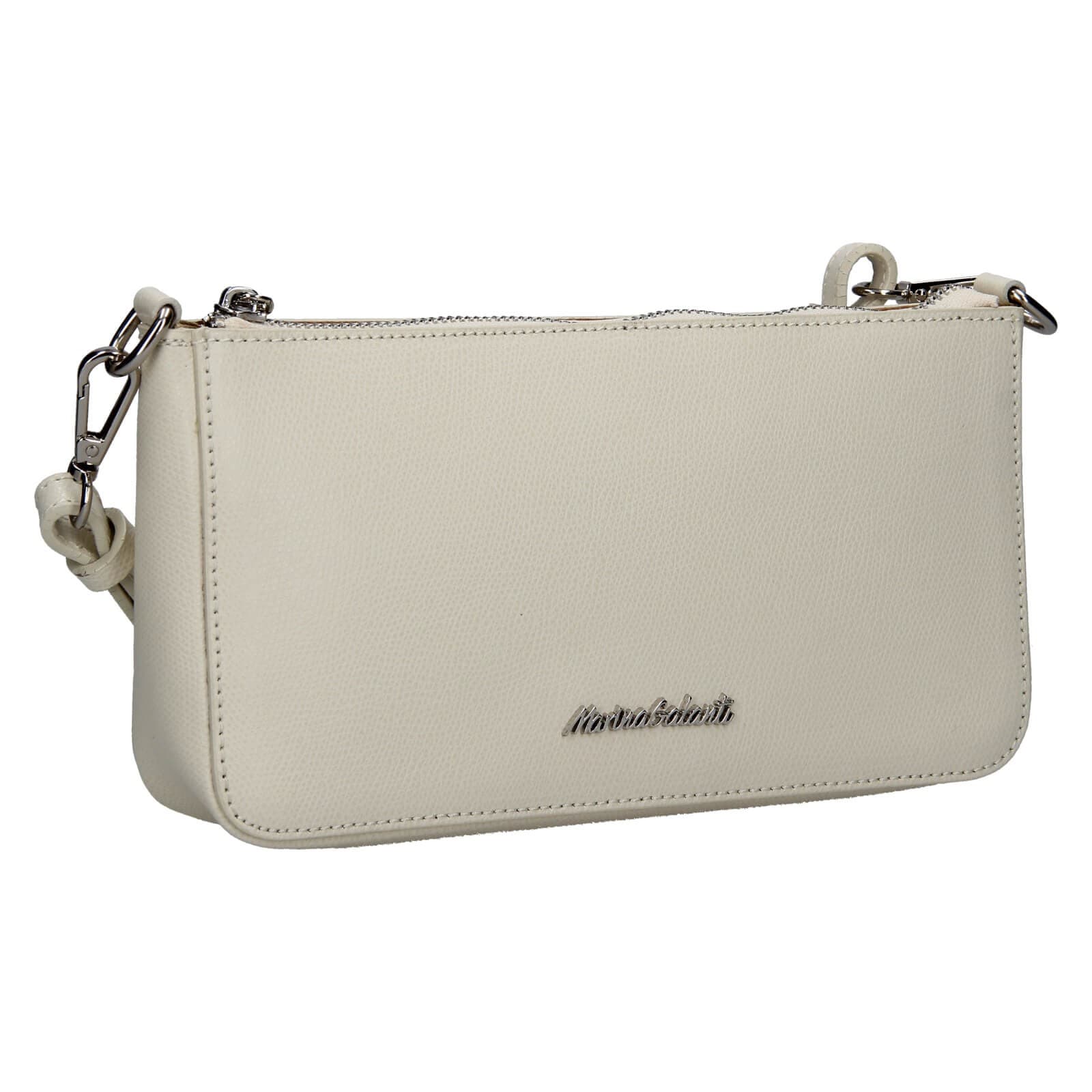 Crossbody mini kabelka Marina Galanti Koffi, krémová 2