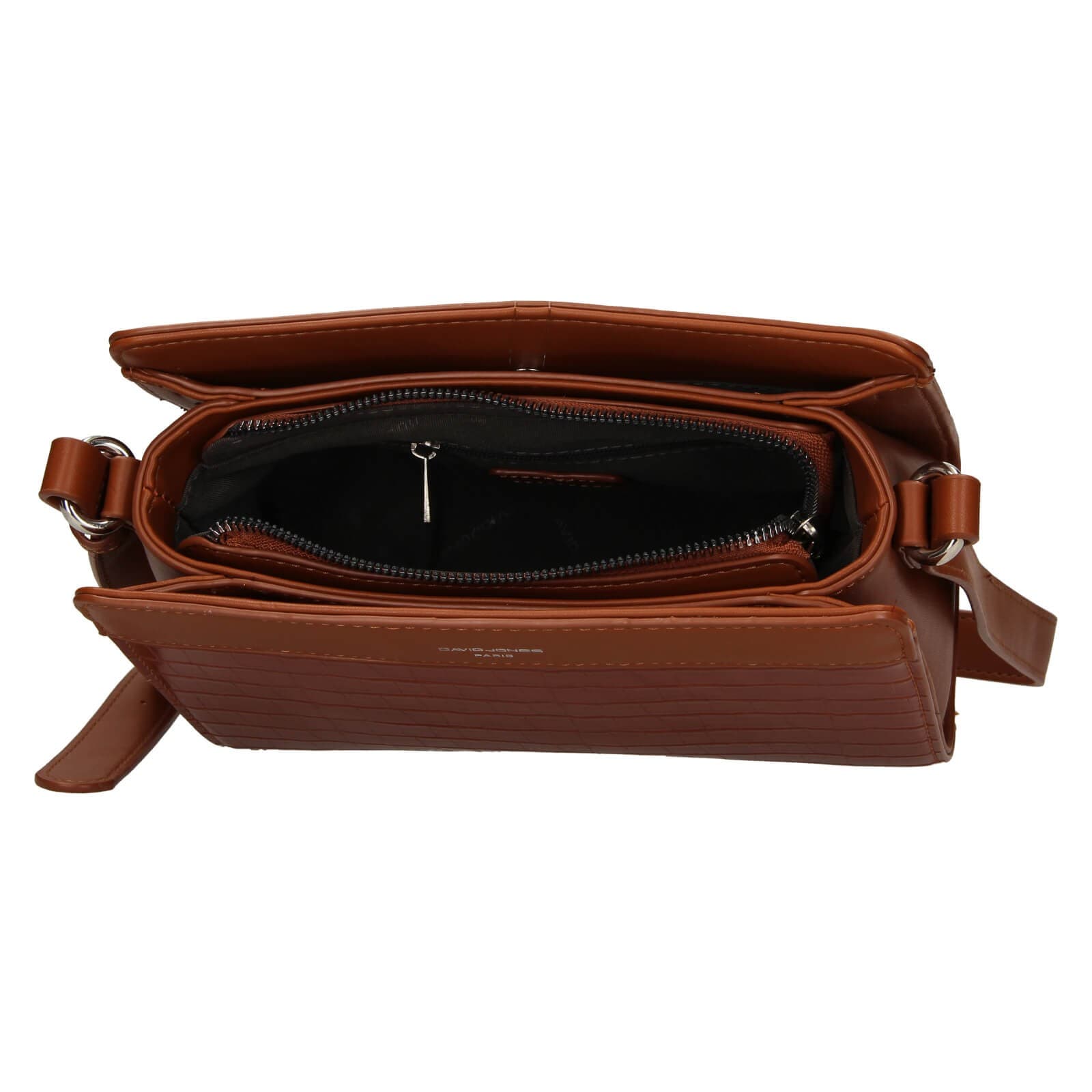 Crossbody kabelka David Jones Siena, hnědá 5