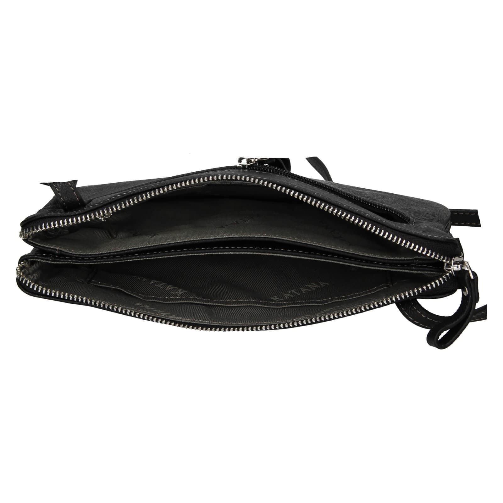 Kožená crossbody kabelka Katana Elisnss 5