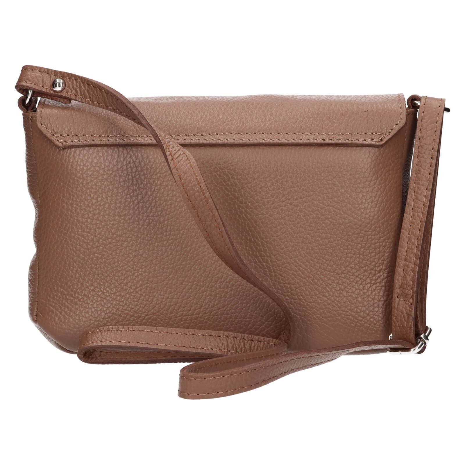 Kožená crossbody kabelka Italia Kalia, hnědá 3