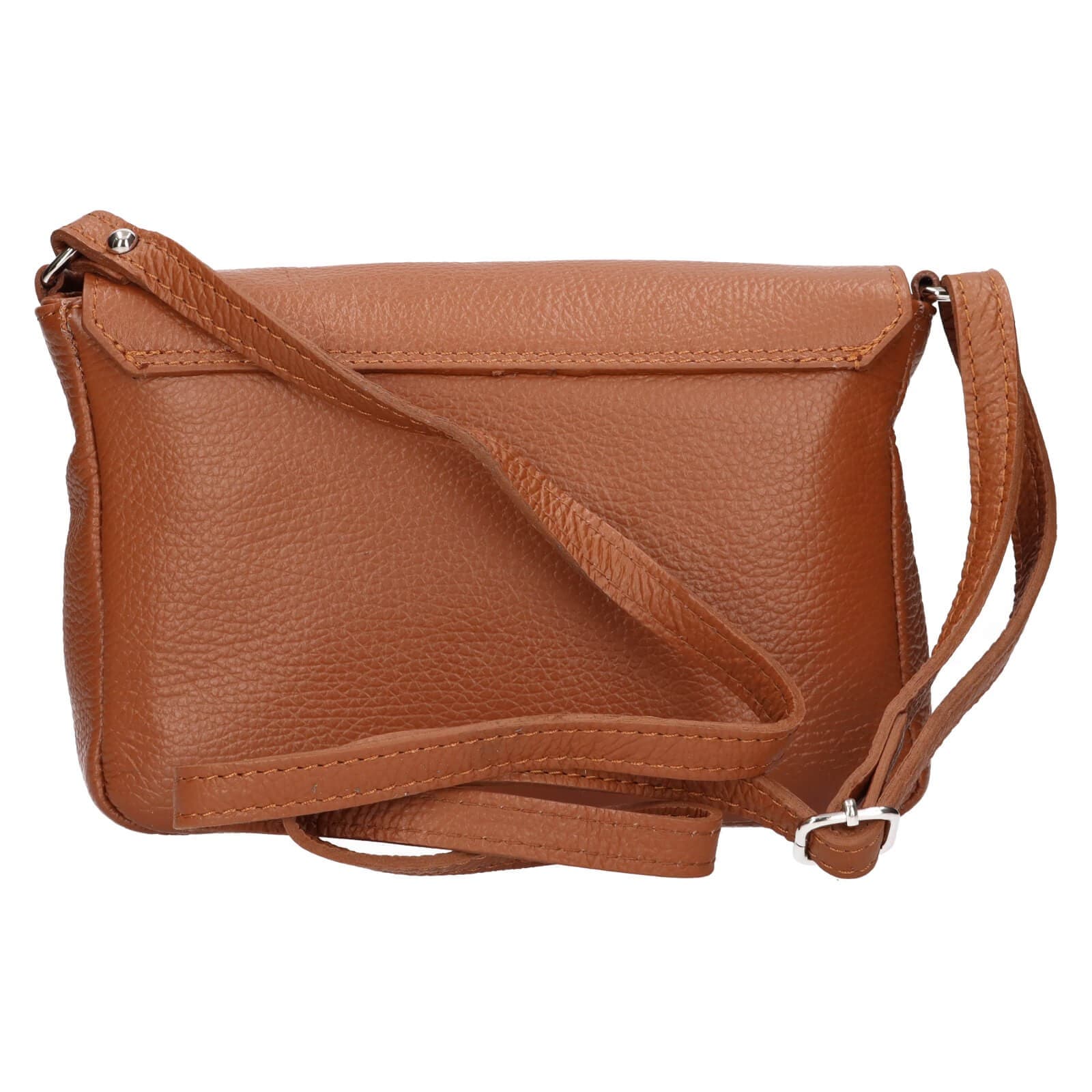 Kožená crossbody kabelka Italia Kalia, hnědá 3