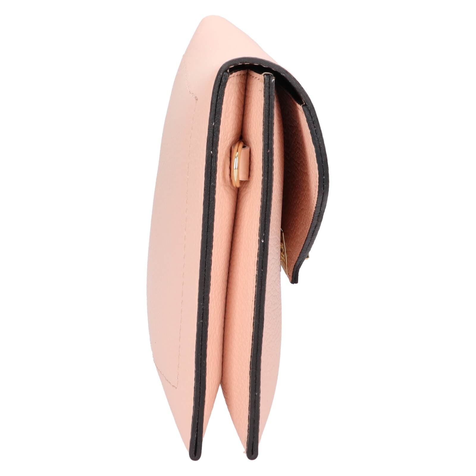 Kožená crossbody kabelka Italia Martes, růžová 4