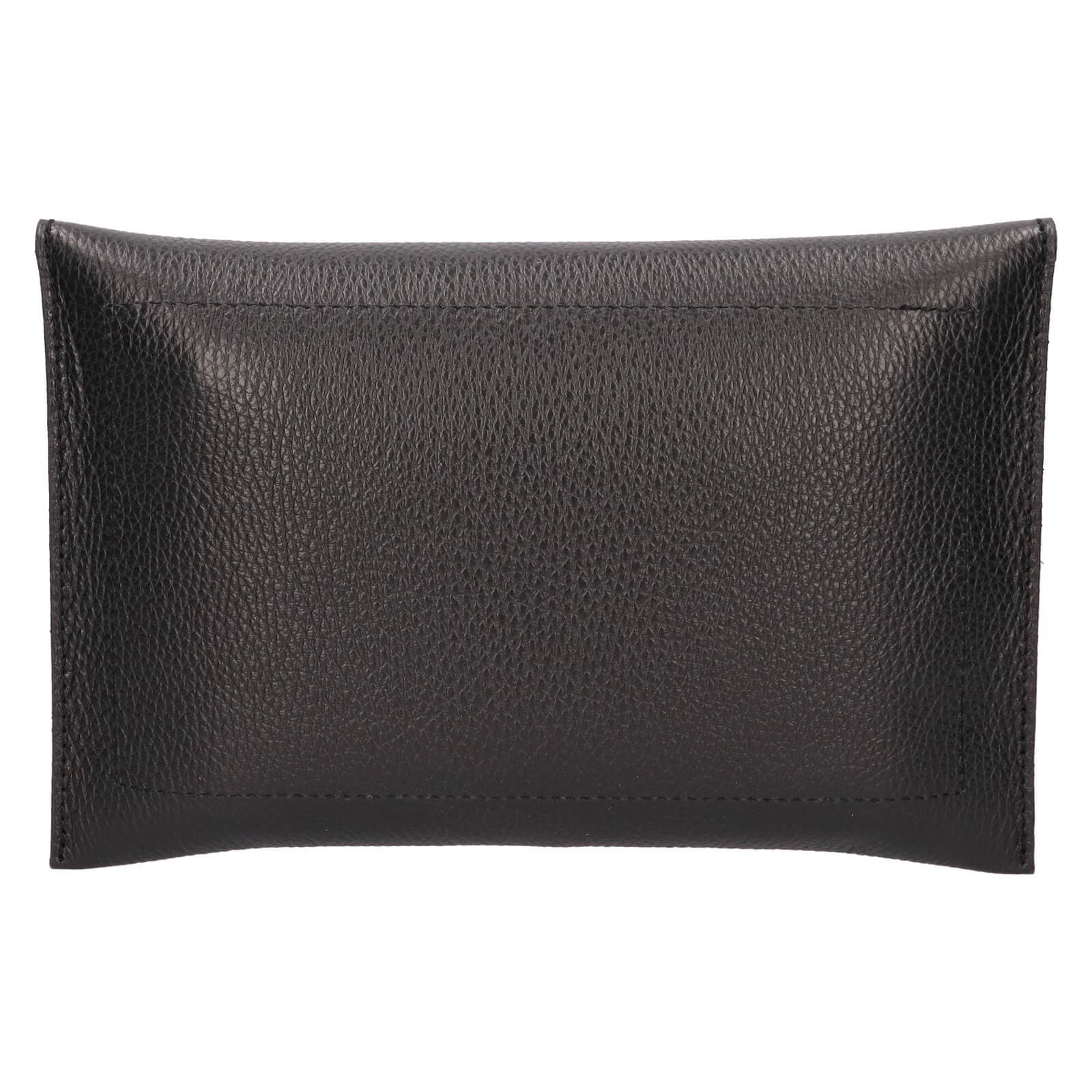 Kožená crossbody kabelka Italia Martes, černá 3