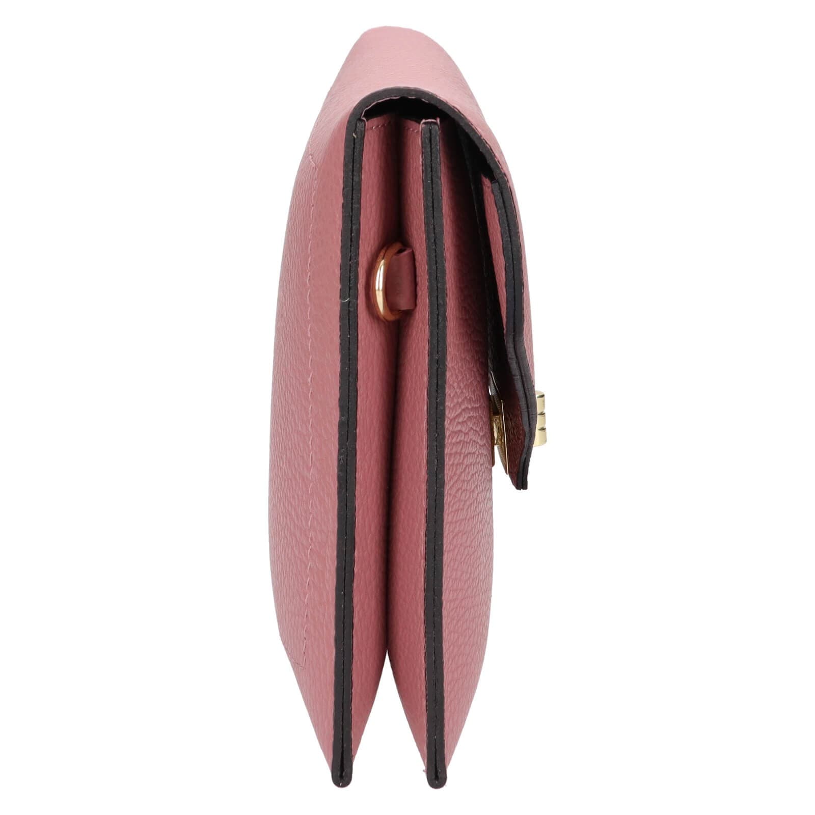 Kožená crossbody kabelka Italia Martes, růžová 4