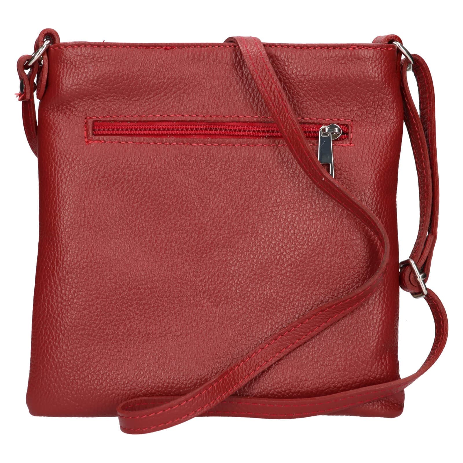 Kožená crossbody kabelka Italia Gotta, vínová 2