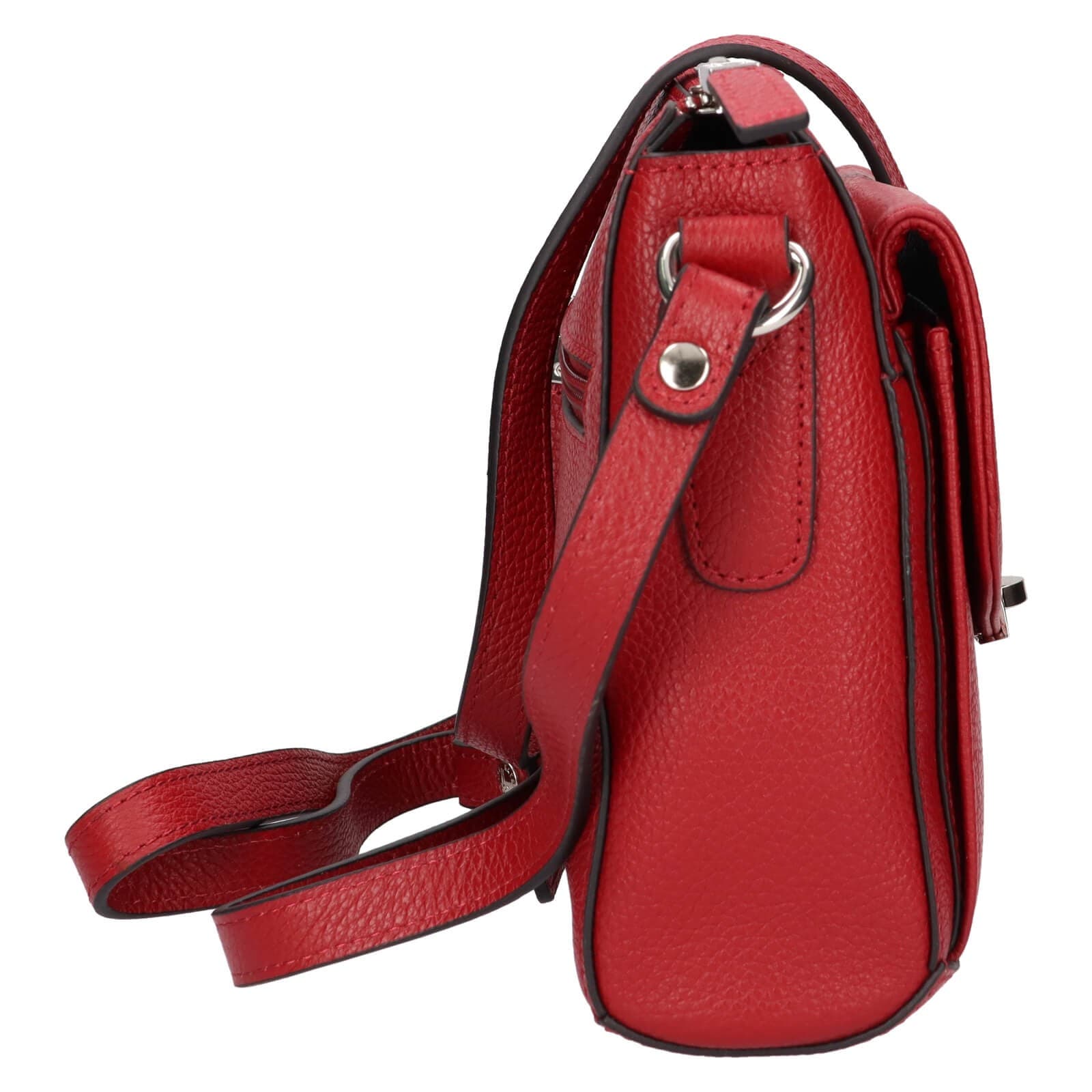 Kožená crossbody kabelka Katana Zanets, červená 4