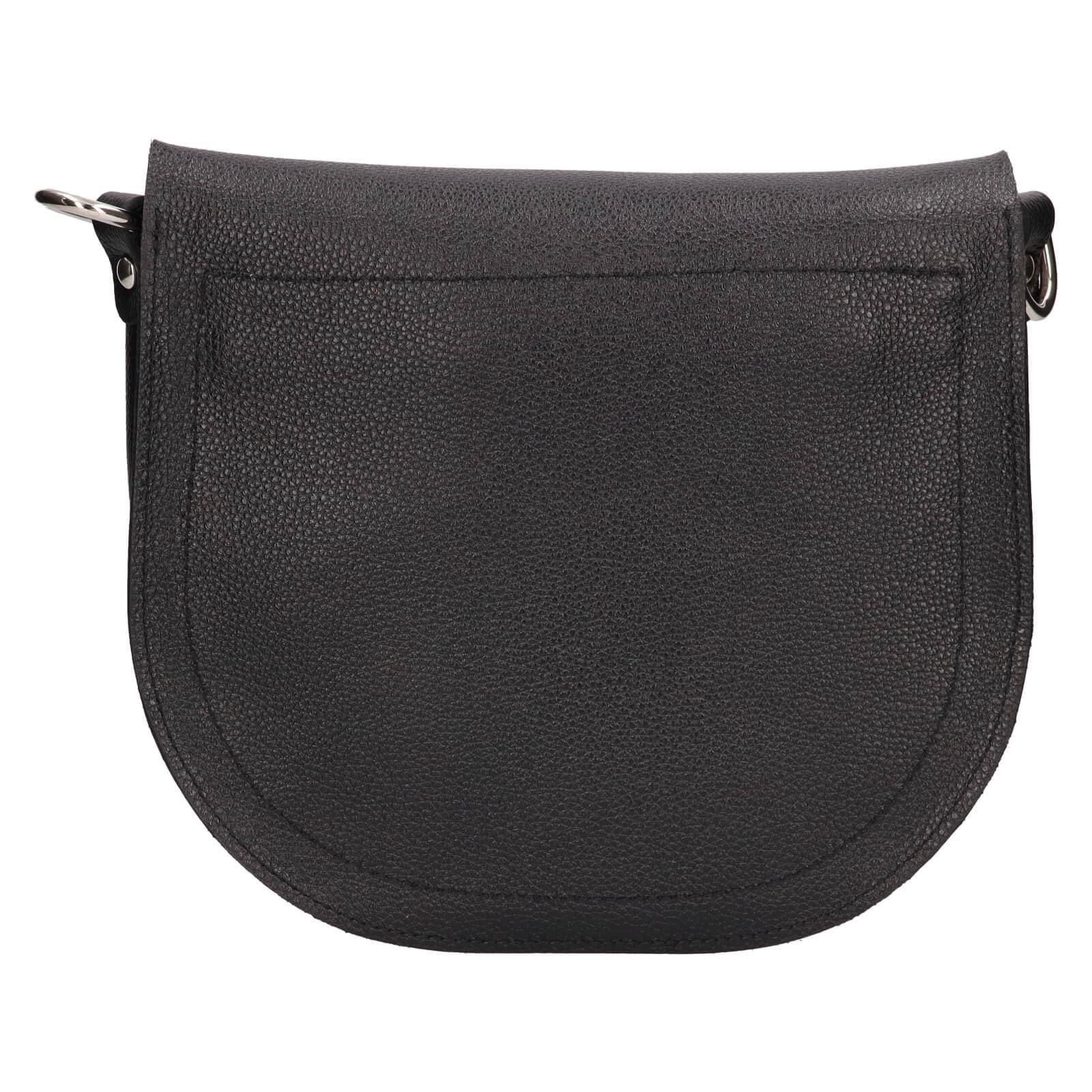 Kožená crossbody kabelka Facebag Avela, černá 3