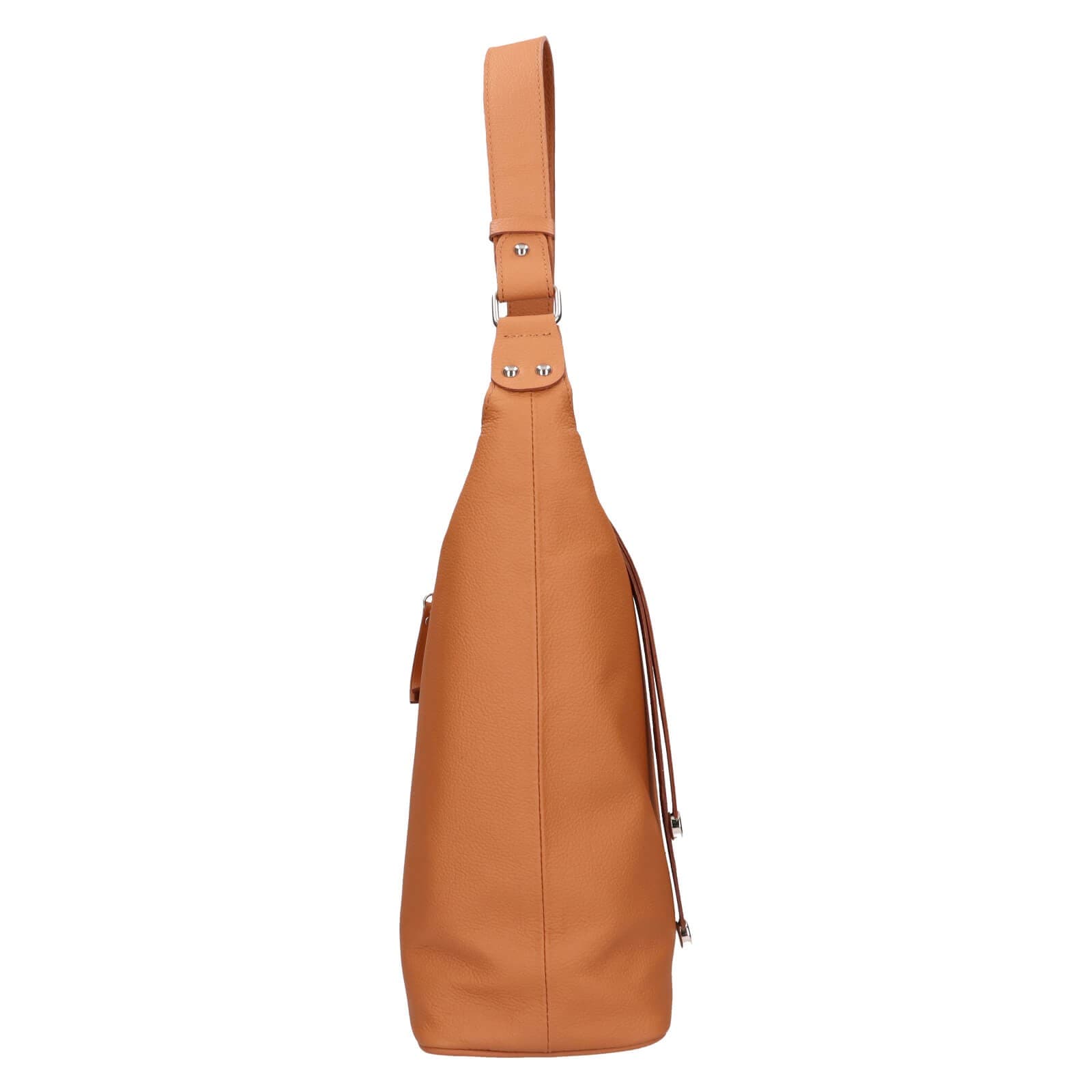 Kožená kabelka Facebag Filonna, hnědá 4