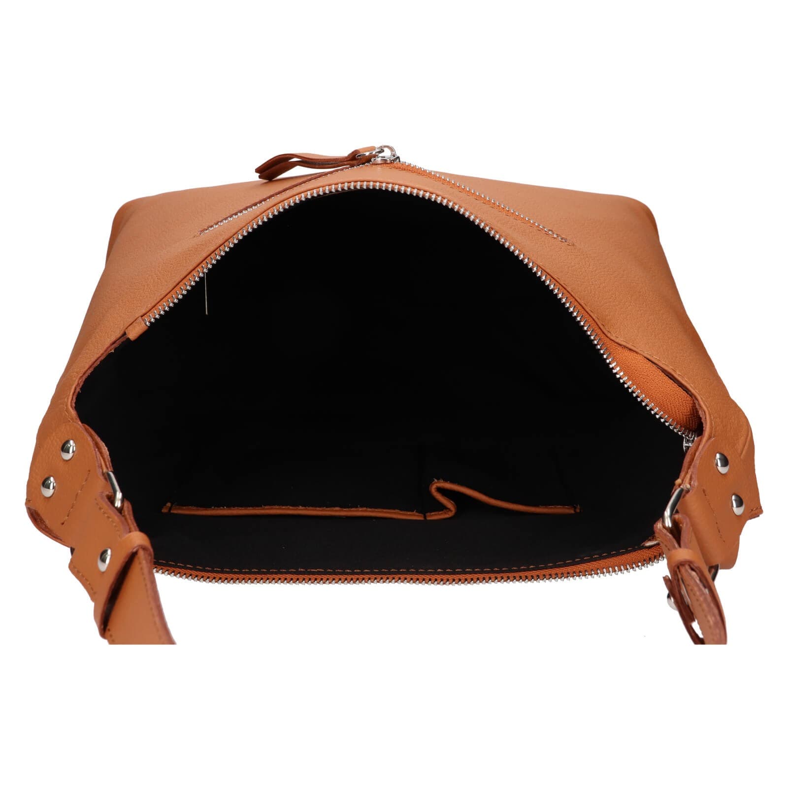 Kožená kabelka Facebag Filonna, hnědá 5