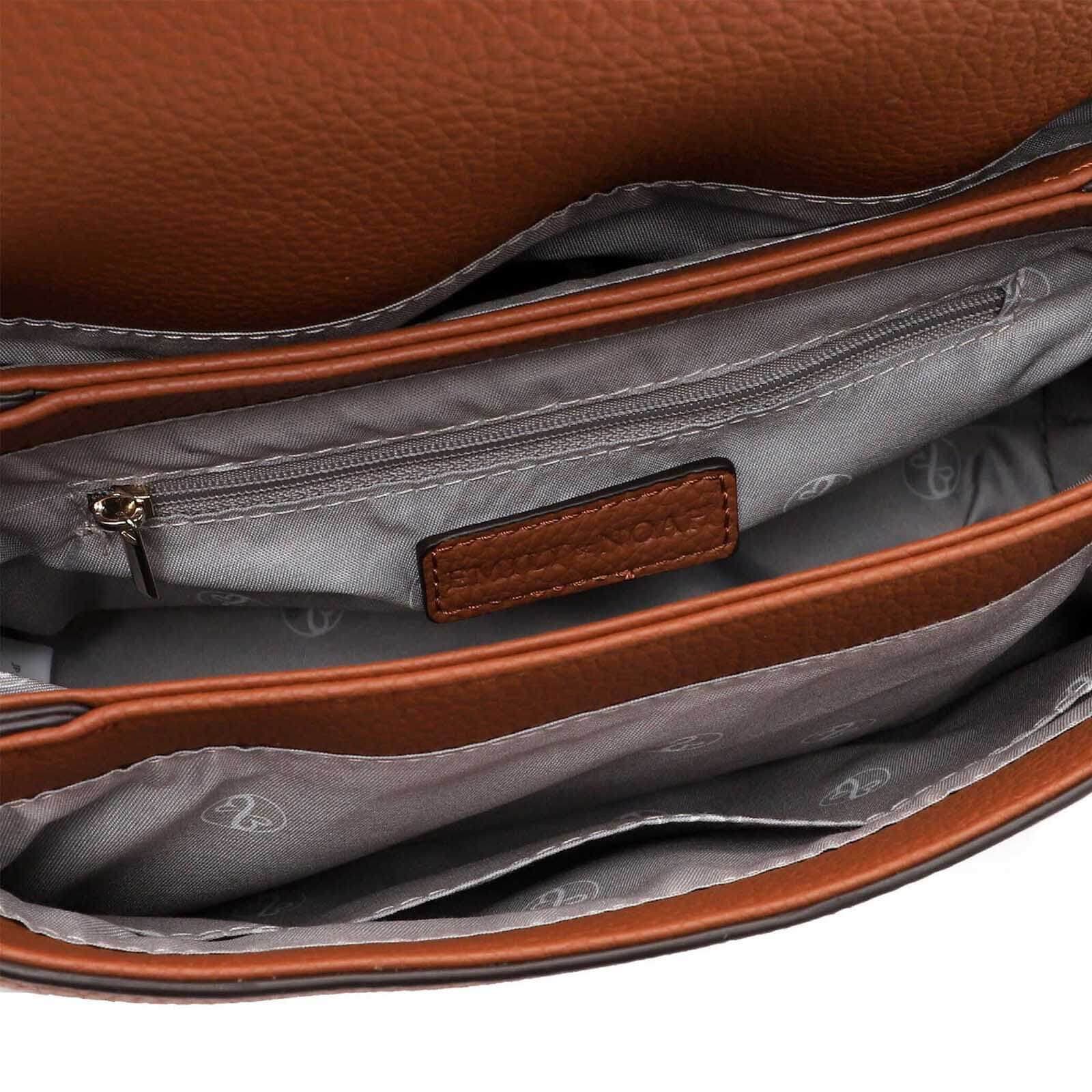 Crossbody kabelka Emily & Noah Liana, hnědá 4