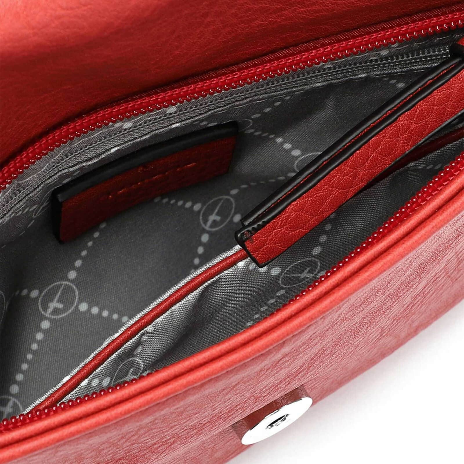 Crossbody kabelka Tamaris Lessie, červená 3