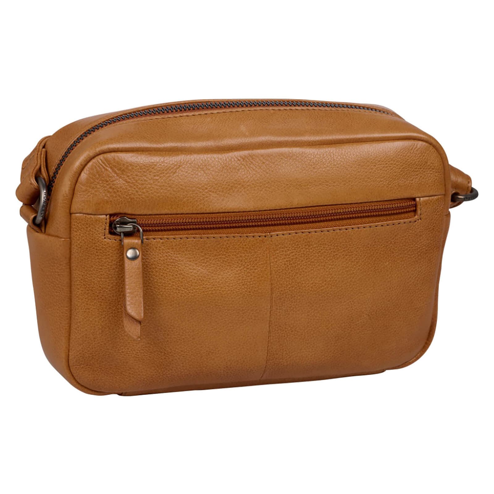 Crossbody kožená kabelka Burkely Cinte, hnědá 3