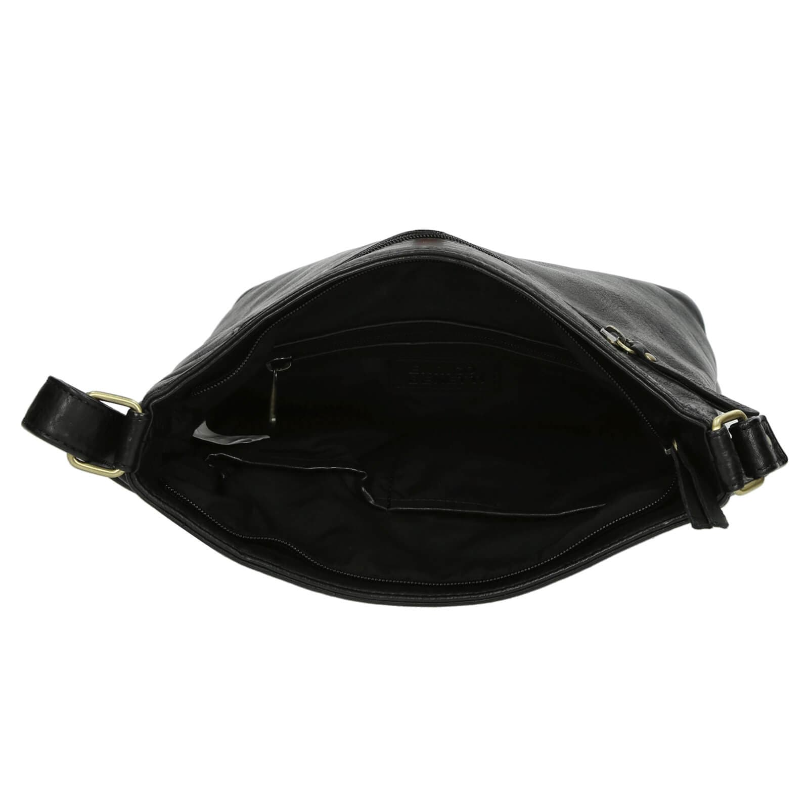 Kožená crossbody kabelka Enrico Benetti Eva, černá 4