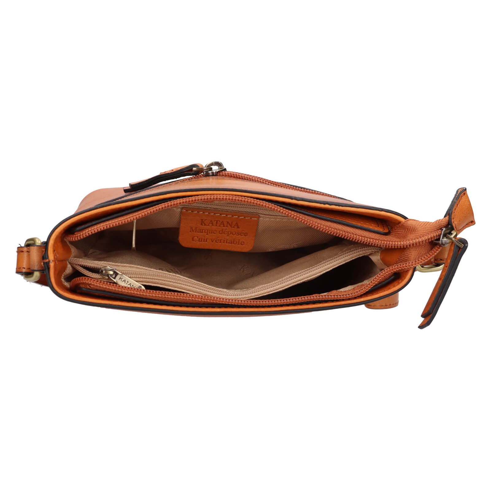 Crossbody kabelka Katana Ardet, hnědá 5