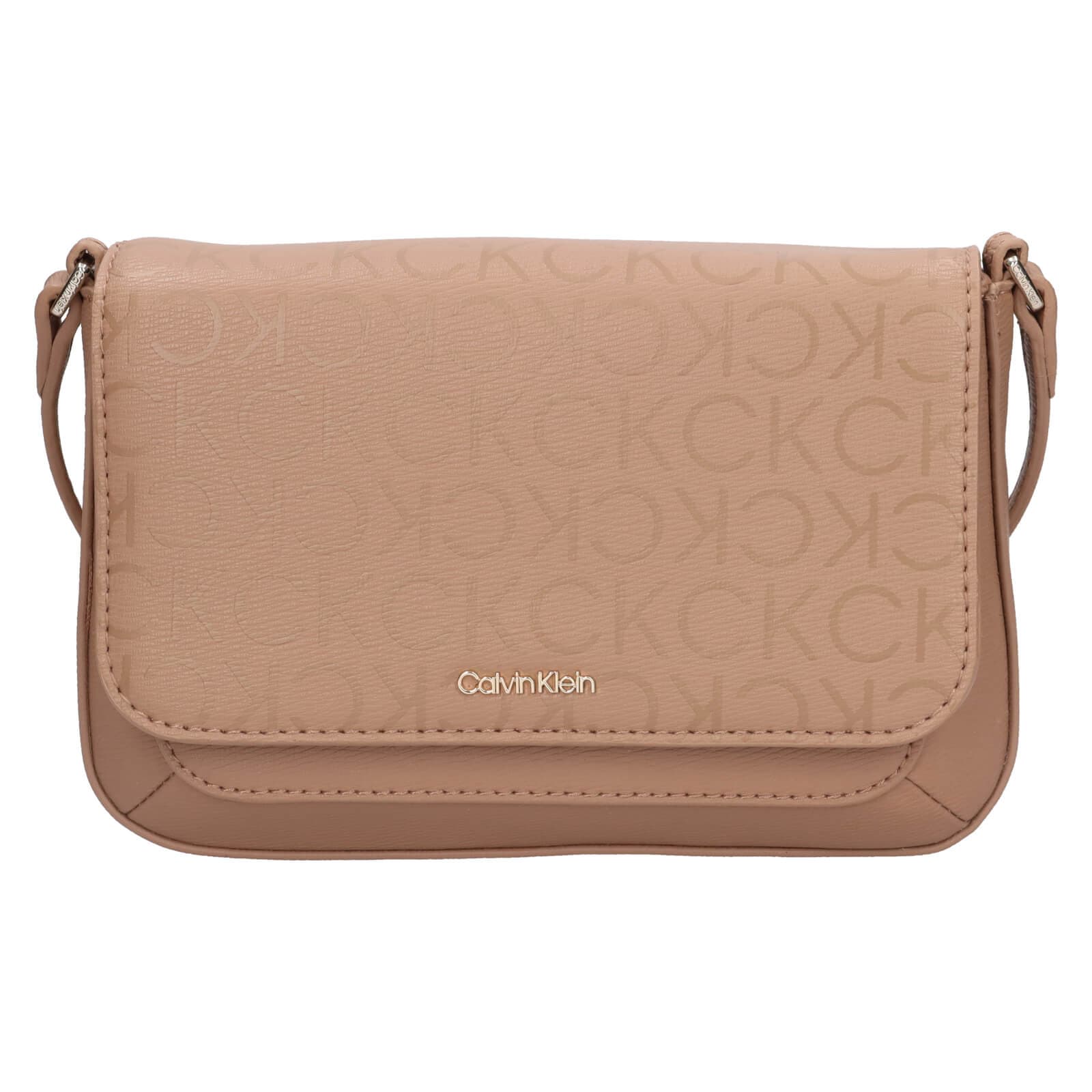 Crossbody kabelka Calvin Klein Gill, hnědá