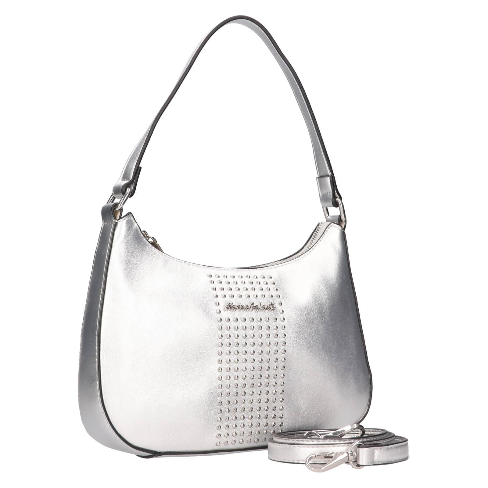 Crossbody kabelka Marina Galanti Riltes, stříbrná 2