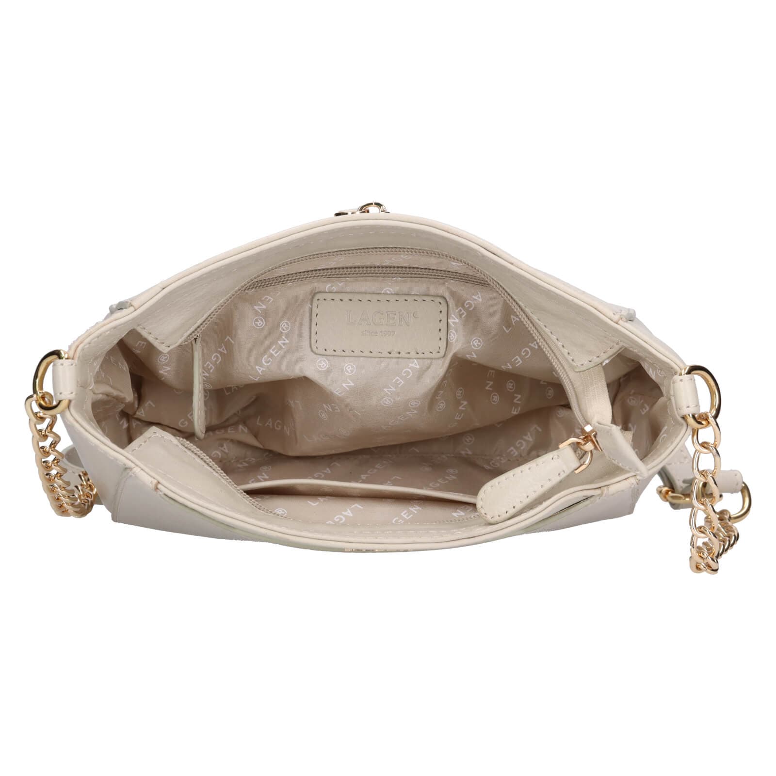Crossbody kabelka Lagen Kasté, béžová 5